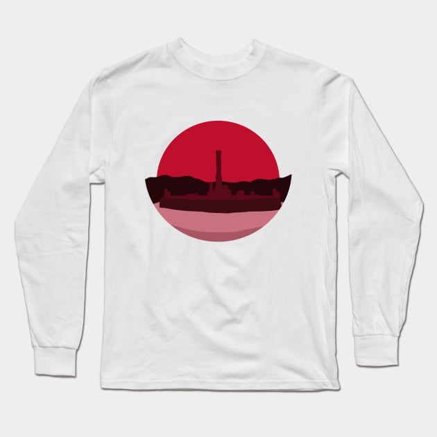 Sunset over the Imperial City Long Sleeve T-Shirt by Acka01